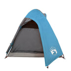 Kuppel-Campingzelt 2 Personen Blau Wasserdicht
