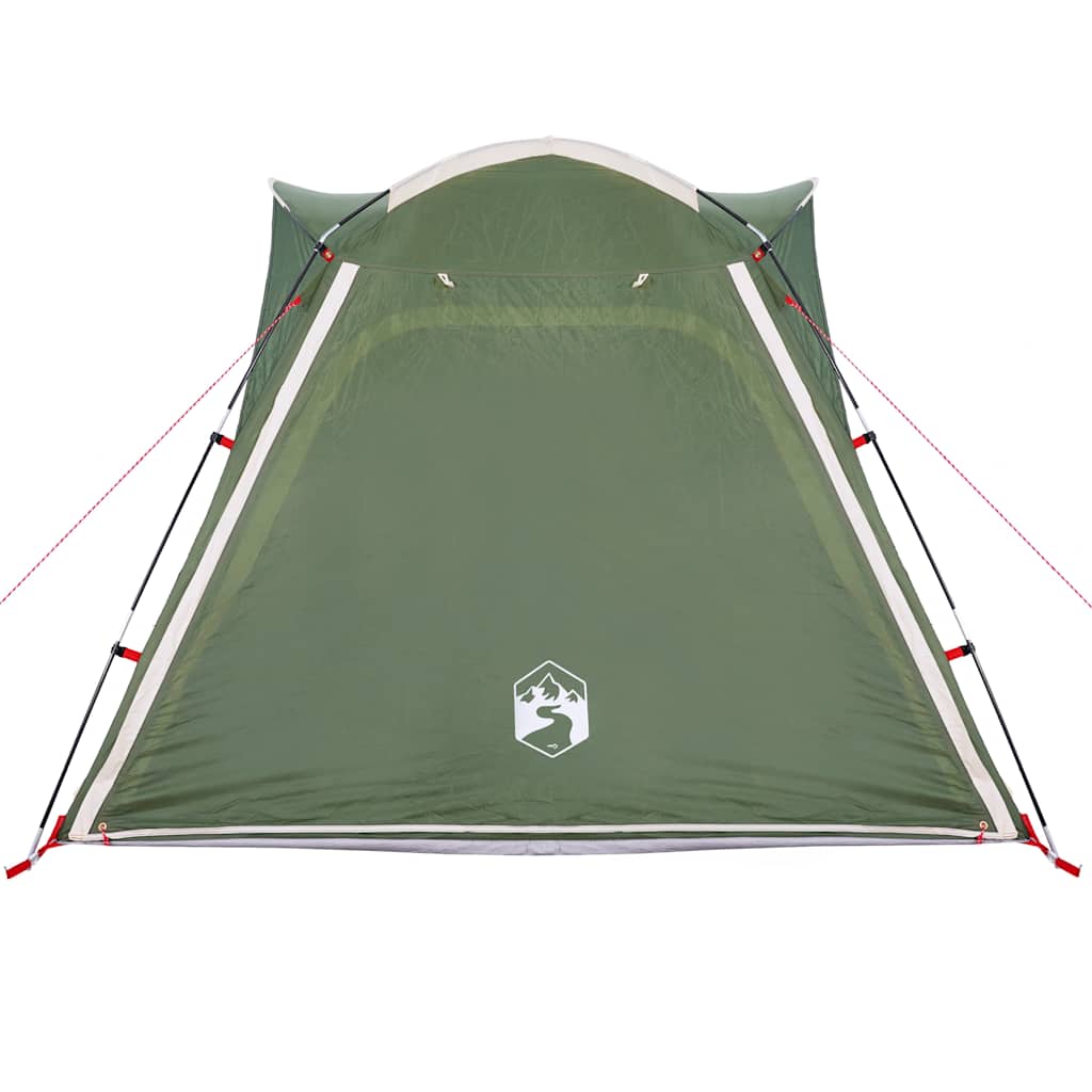 Campingzelt 4 Personen Grün Quick Release Wasserfest