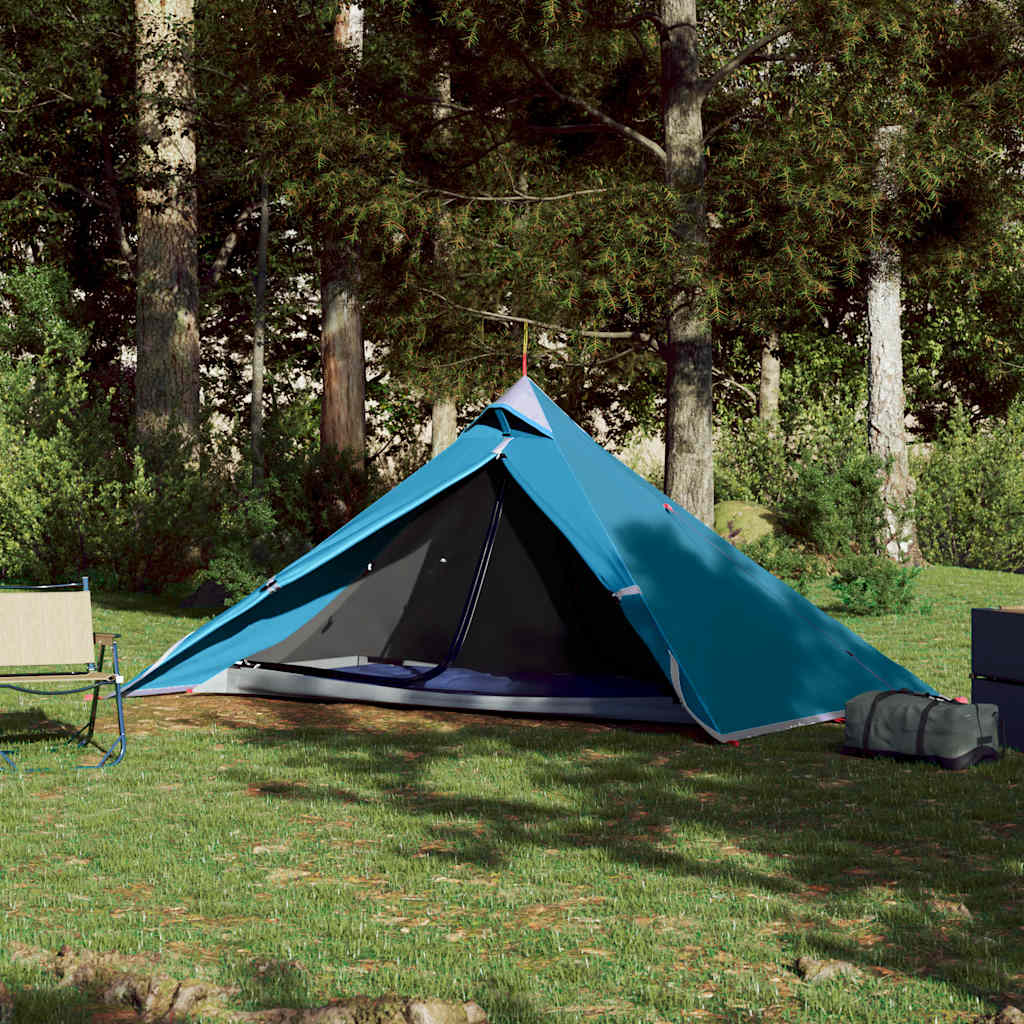 Tipi-Hängezelt 1 Person Blau Wasserdicht