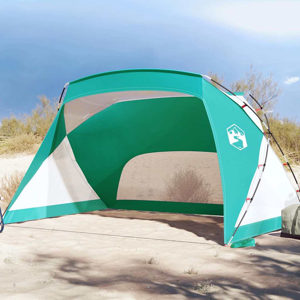 Strandzelt Meergrün 274x178x170/148 cm 185T Polyester