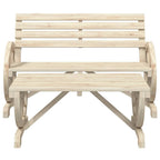 4-tlg. Garten-Lounge-Set Massivholz Tanne
