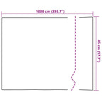 Fensterfolien 2 Stk. Matt Blumenmuster PVC