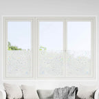 Fensterfolien 4 Stk. Matt Blumenmuster PVC