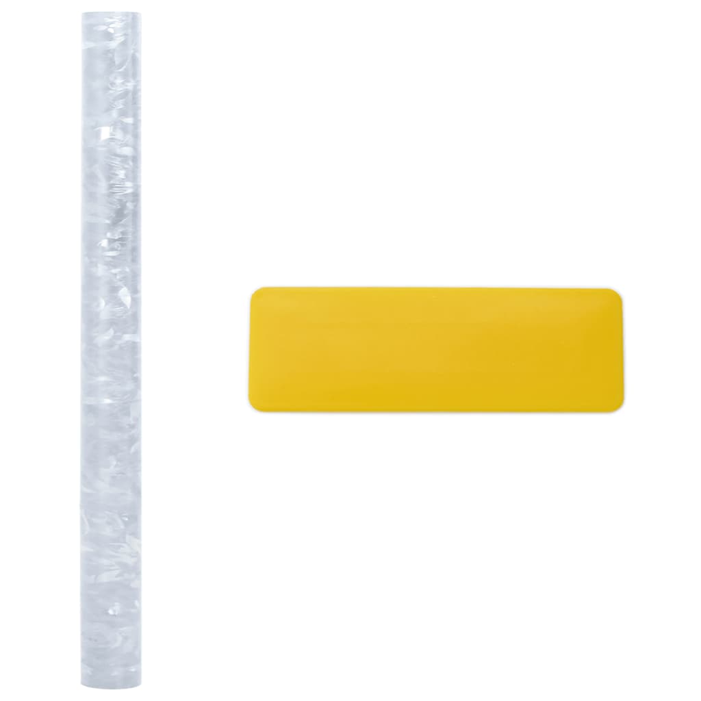 Fensterfolien 4 Stk. Matt Blumenmuster PVC