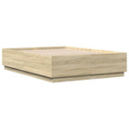Bettgestell Sonoma-Eiche 120x200 cm Holzwerkstoff