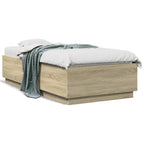 Bettgestell Sonoma-Eiche 90x190 cm Holzwerkstoff