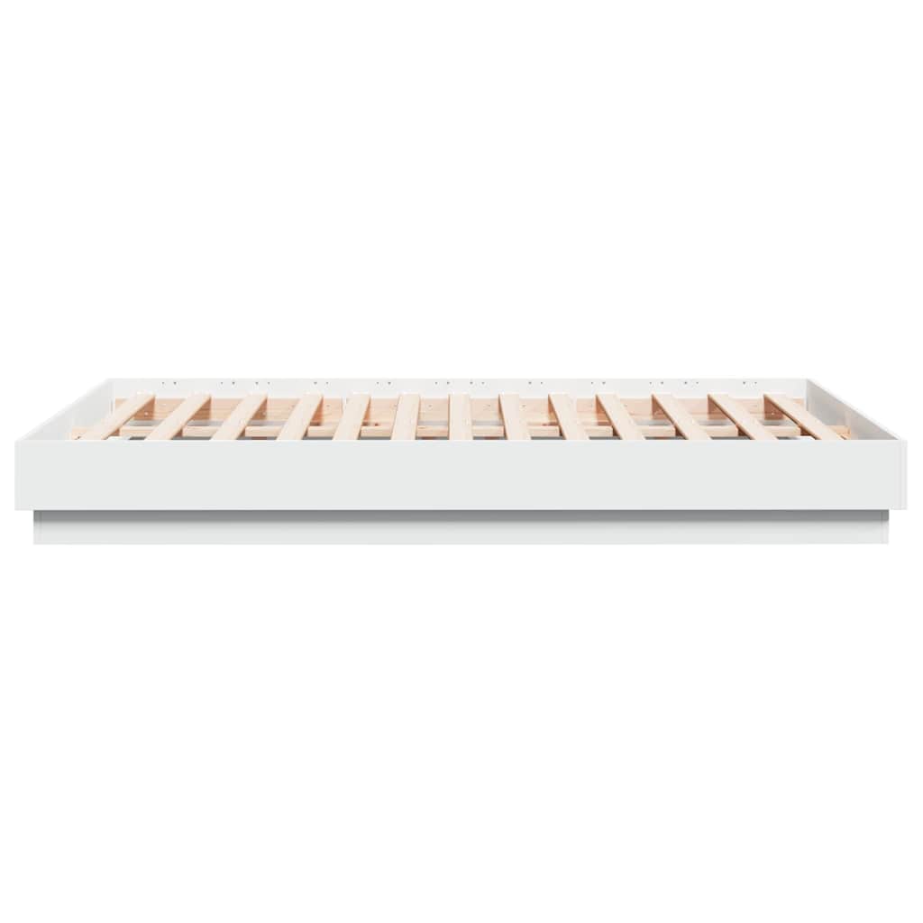 Bettgestell Weiß 120x190 cm Holzwerkstoff