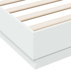 Bettgestell Weiß 120x190 cm Holzwerkstoff