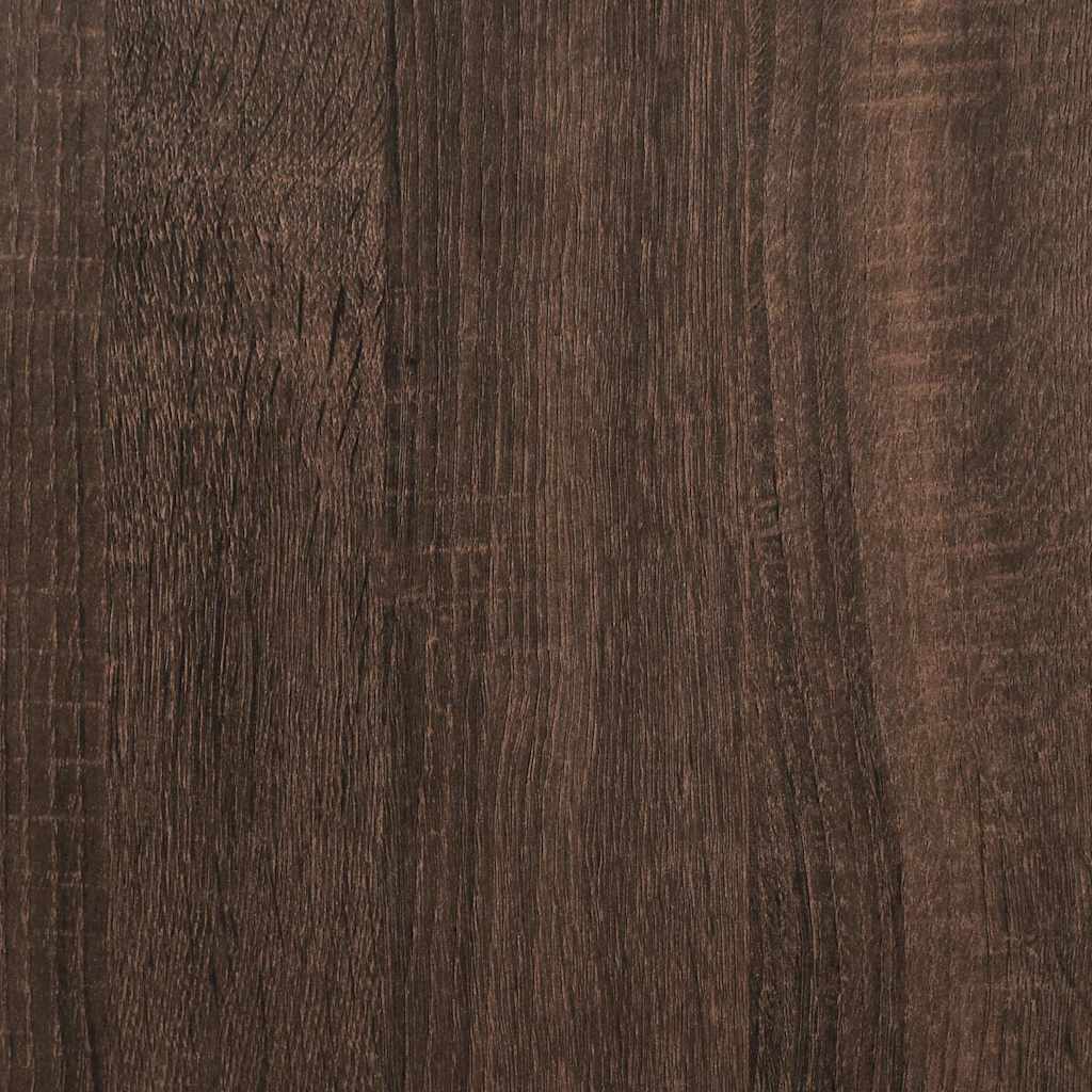 Bettgestell mit Kopfteil Braun Eichen-Optik 120x190 cm