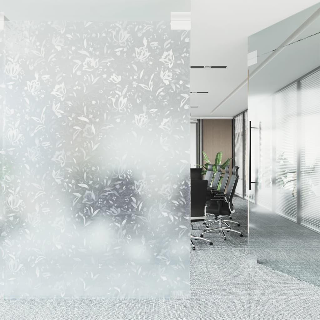 Fensterfolie Matt Blumenmuster 45x500 cm PVC