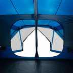 Familienzelt 10 Personen Blau Quick Release Wasserdicht