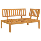Garten-Ecksofa aus Paletten Massivholz Akazie