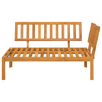 Garten-Ecksofa aus Paletten Massivholz Akazie