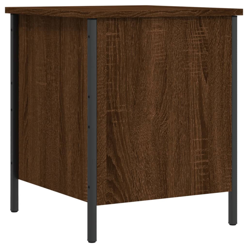 Sitzbank mit Stauraum Braun Eichen-Optik 40x42,5x50 cm Holzwerkstoff