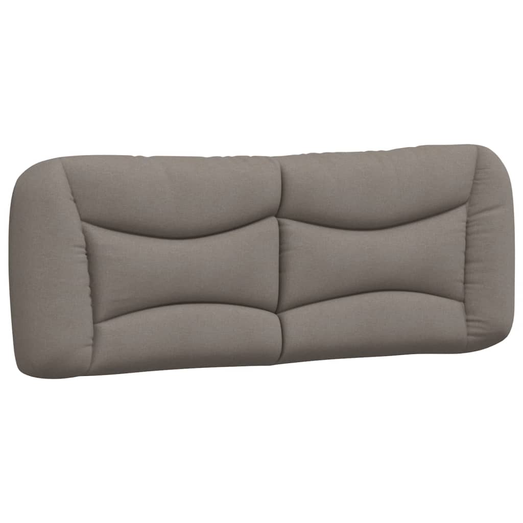 Bettgestell mit LED ohne Matratze "Hvar" Taupe 140x200 cm Stoff