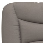 Bettgestell mit LED ohne Matratze "Hvar" Taupe 180x200 cm Stoff