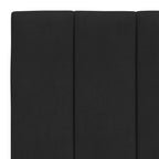 Bettgestell mit LED ohne Matratze "Hanko" Schwarz 90x190 cm Samt