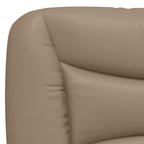 Bettgestell mit LED ohne Matratze "Hvar" Cappuccino-Braun 80x200 cm