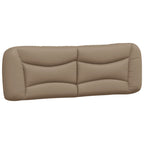 Bettgestell mit LED ohne Matratze "Hvar" Cappuccino-Braun 160x200 cm