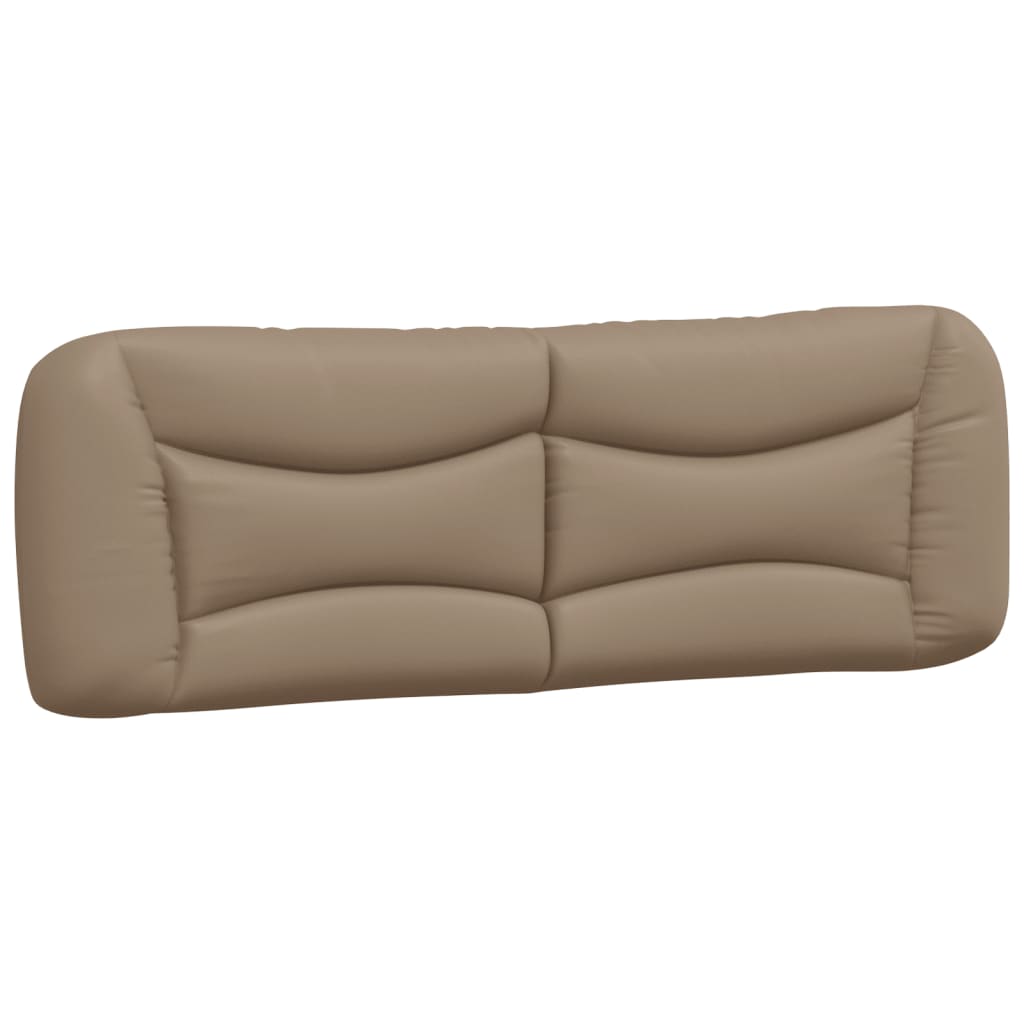 Bettgestell mit LED ohne Matratze "Hvar" Cappuccino-Braun 160x200 cm