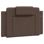 Bettgestell "Viana" mit LED ohne Matratze Braun 80x200 cm
