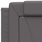 Bettgestell "Viana" mit LED ohne Matratze Grau 90x190 cm