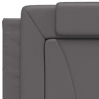 Bettgestell "Viana" mit LED ohne Matratze Grau 90x200 cm