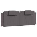 Bettgestell "Viana" mit LED ohne Matratze Grau 140x200 cm