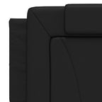 Bettgestell "Viana" mit LED ohne Matratze Schwarz 160x200 cm