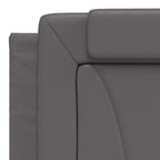 Bettgestell "Viana" mit LED ohne Matratze Grau 180x200 cm