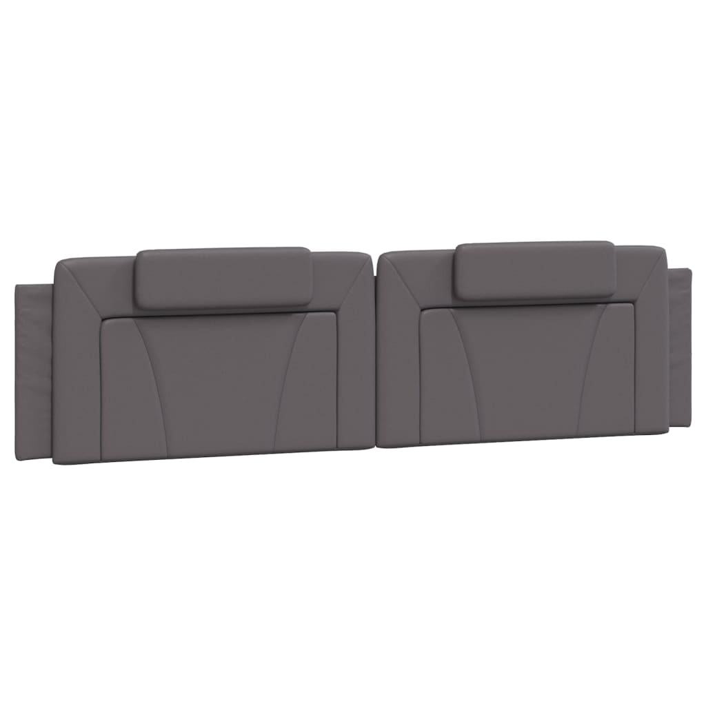 Bettgestell "Viana" mit LED ohne Matratze Grau 200x200 cm
