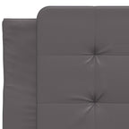 Bettgestell mit LED ohne Matratze "Zadar" Grau 90x190 cm