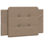 Bettgestell mit LED ohne Matratze "Zadar" Cappuccino-Braun 90x200 cm
