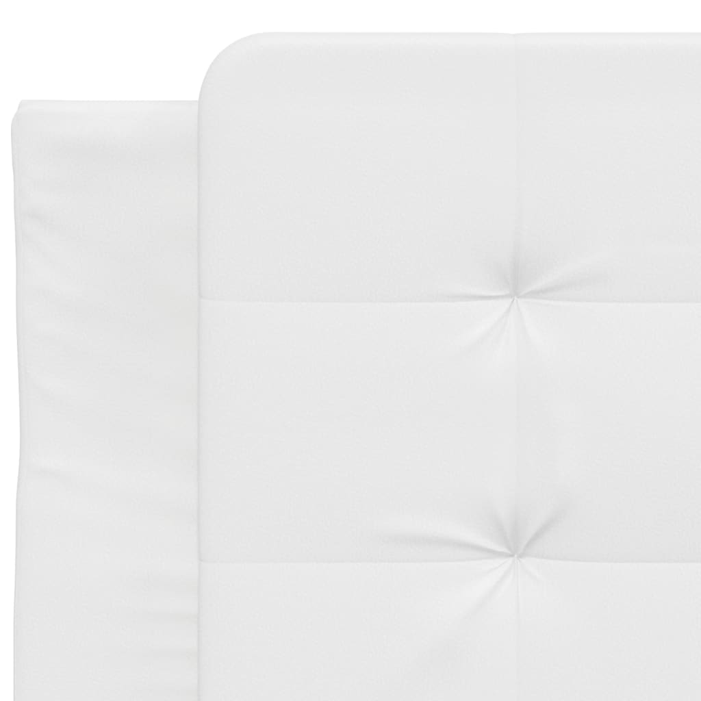 Bettgestell mit LED ohne Matratze "Zadar" Weiß 100x200 cm
