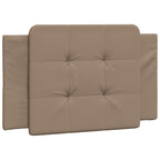 Bettgestell mit LED ohne Matratze "Zadar" Cappuccino-Braun 100x200 cm