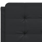 Bettgestell mit LED ohne Matratze "Zadar" Schwarz 140x190 cm