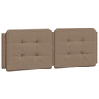 Bettgestell mit LED ohne Matratze "Zadar" Cappuccino-Braun 140x190 cm