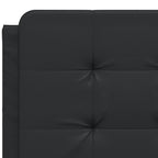 Bettgestell mit LED ohne Matratze "Zadar" Schwarz 140x200 cm