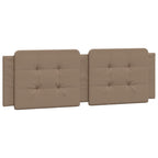Bettgestell mit LED ohne Matratze "Zadar" Cappuccino-Braun 160x200 cm