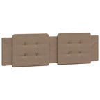 Bettgestell mit LED ohne Matratze "Zadar" Cappuccino-Braun 180x200 cm