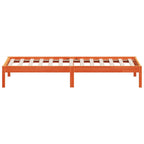 Tagesbett ohne Matratze Wachsbraun 80x200 cm Massivholz Kiefer
