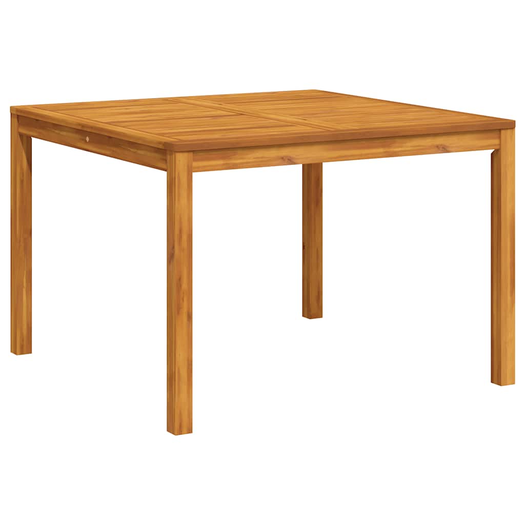 Garten-Esstisch 110x110x75 cm Massivholz Akazie