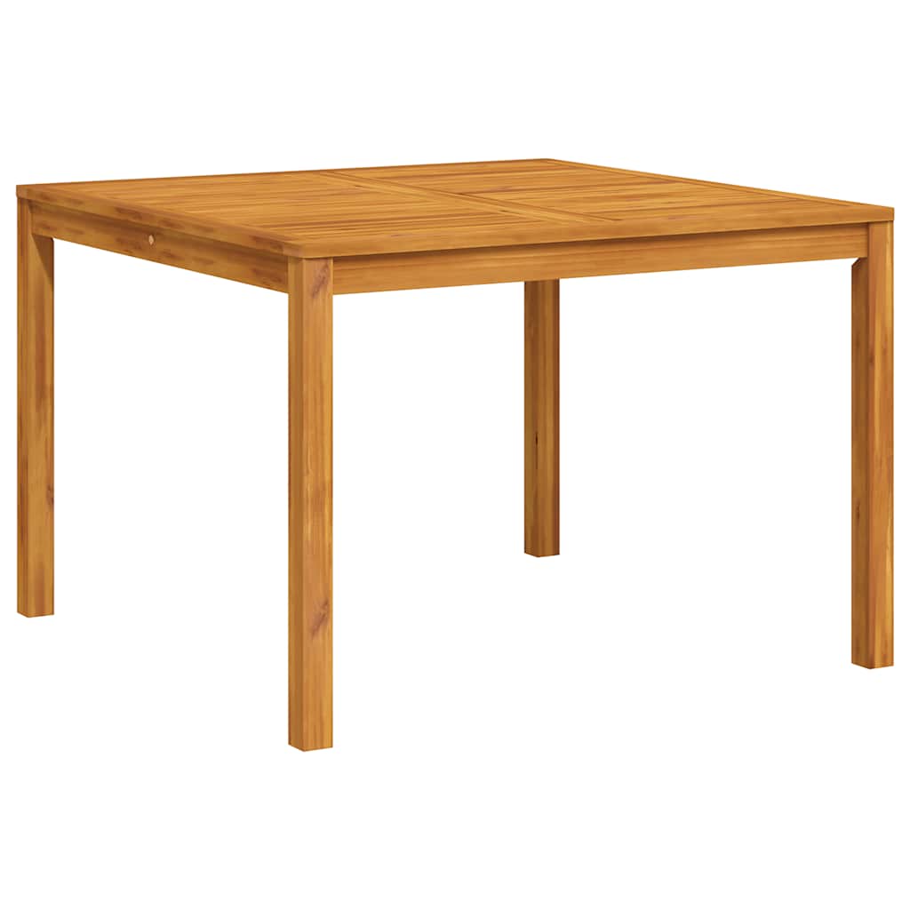 Garten-Esstisch 110x110x75 cm Massivholz Akazie