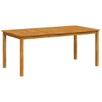 Garten-Esstisch 180x90x75 cm Massivholz Akazie
