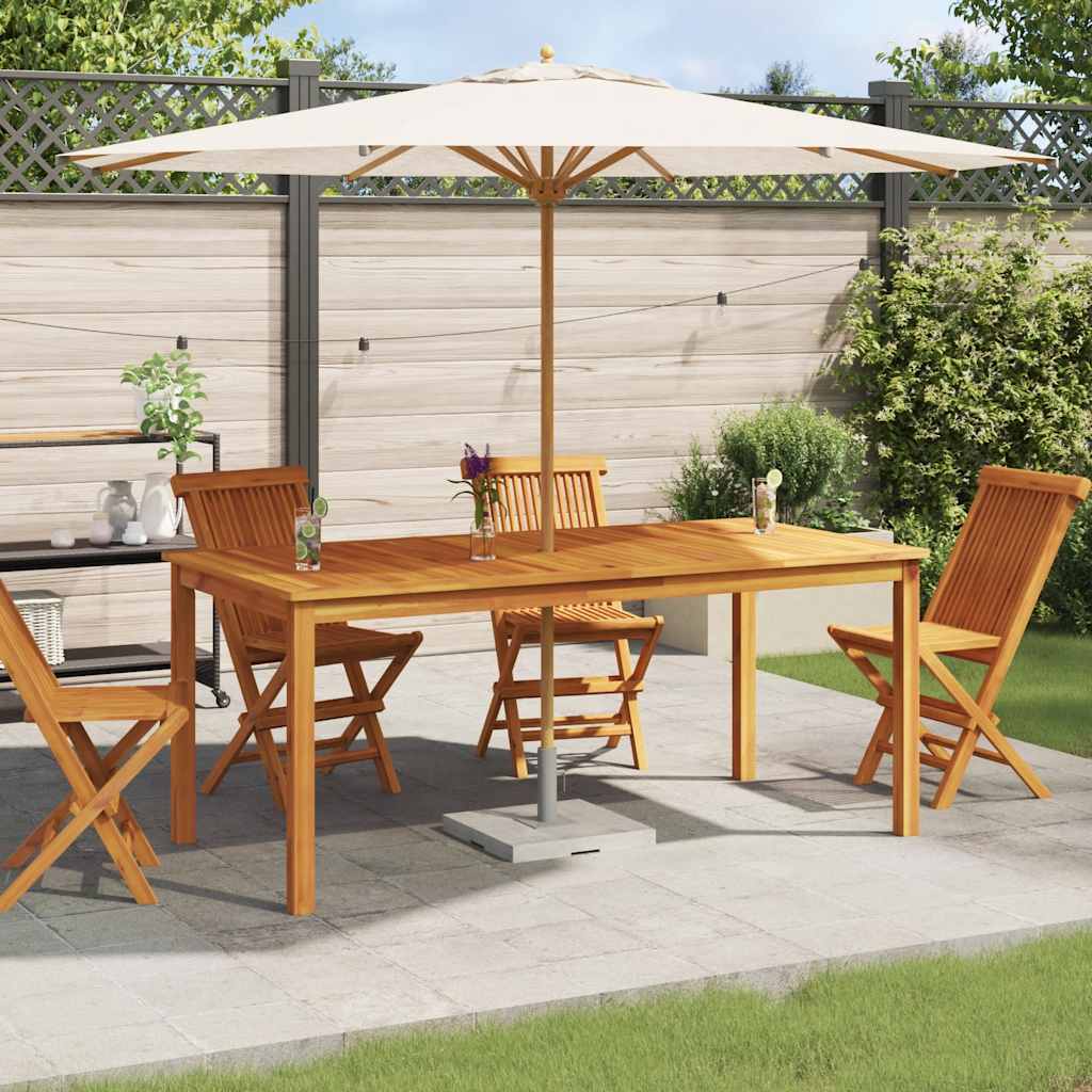 Garten-Esstisch 180x90x75 cm Massivholz Akazie