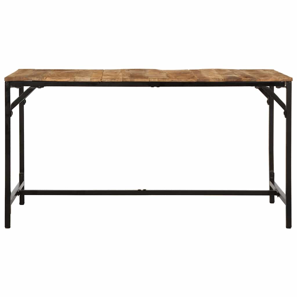 Esstisch 140x70x75 cm Raues Massivholz Mango