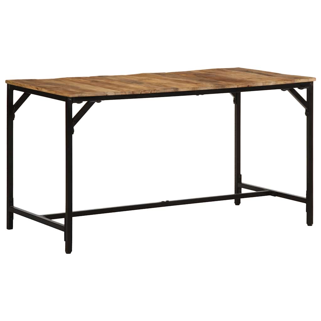 Esstisch 140x70x75 cm Raues Massivholz Mango