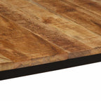 Esstisch 160x80x75 cm Raues Massivholz Mango