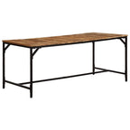 Esstisch 180x90x75 cm Raues Massivholz Mango