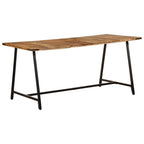 Esstisch 160x80x75 cm Massivholz Mango